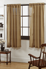 Burlap Natural 63" Panel Set