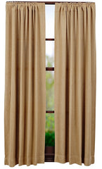 Burlap Natural 63" Panel Set